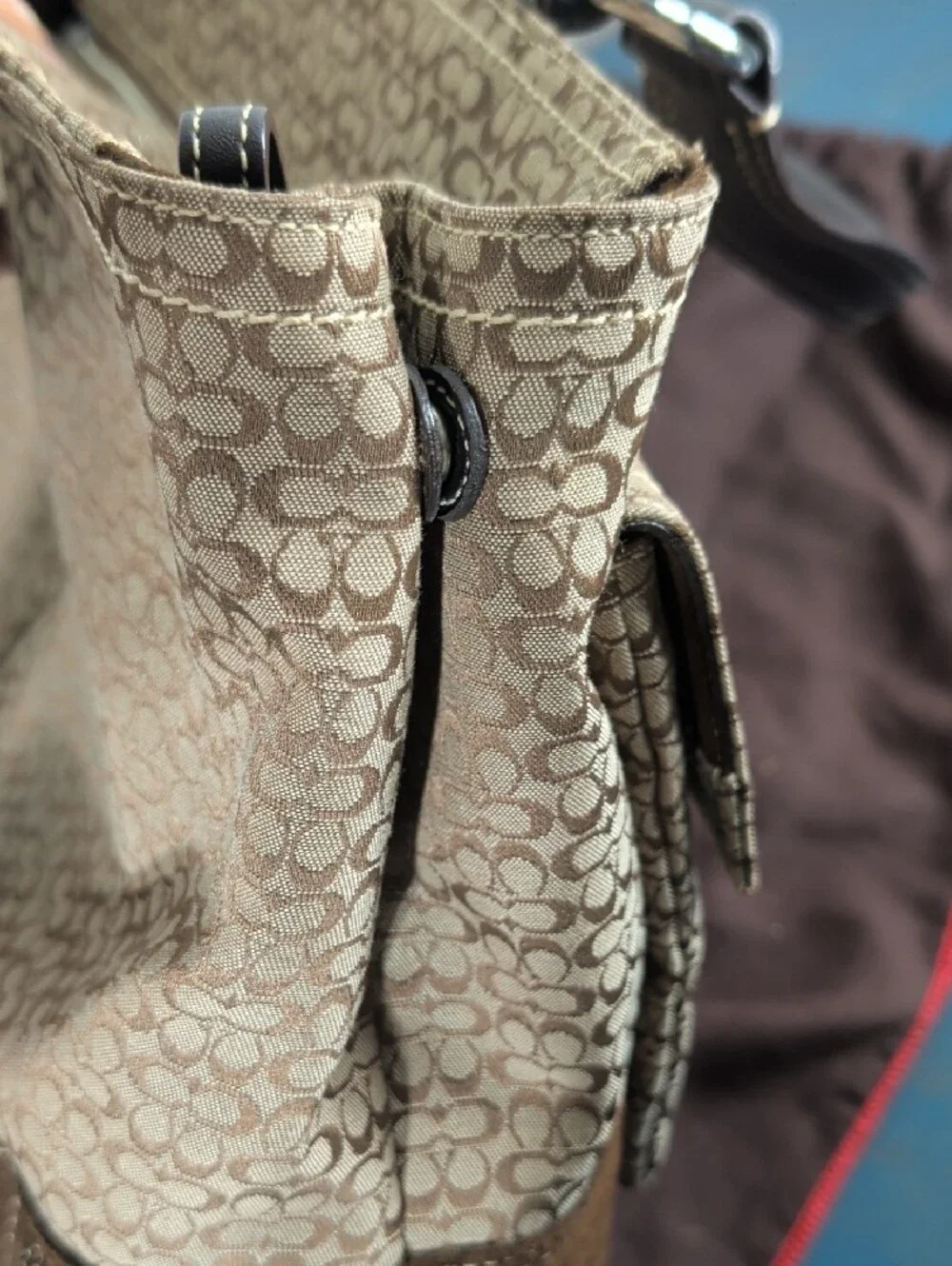 Coach Brown Soho Signature Buckle Tote Style 6427